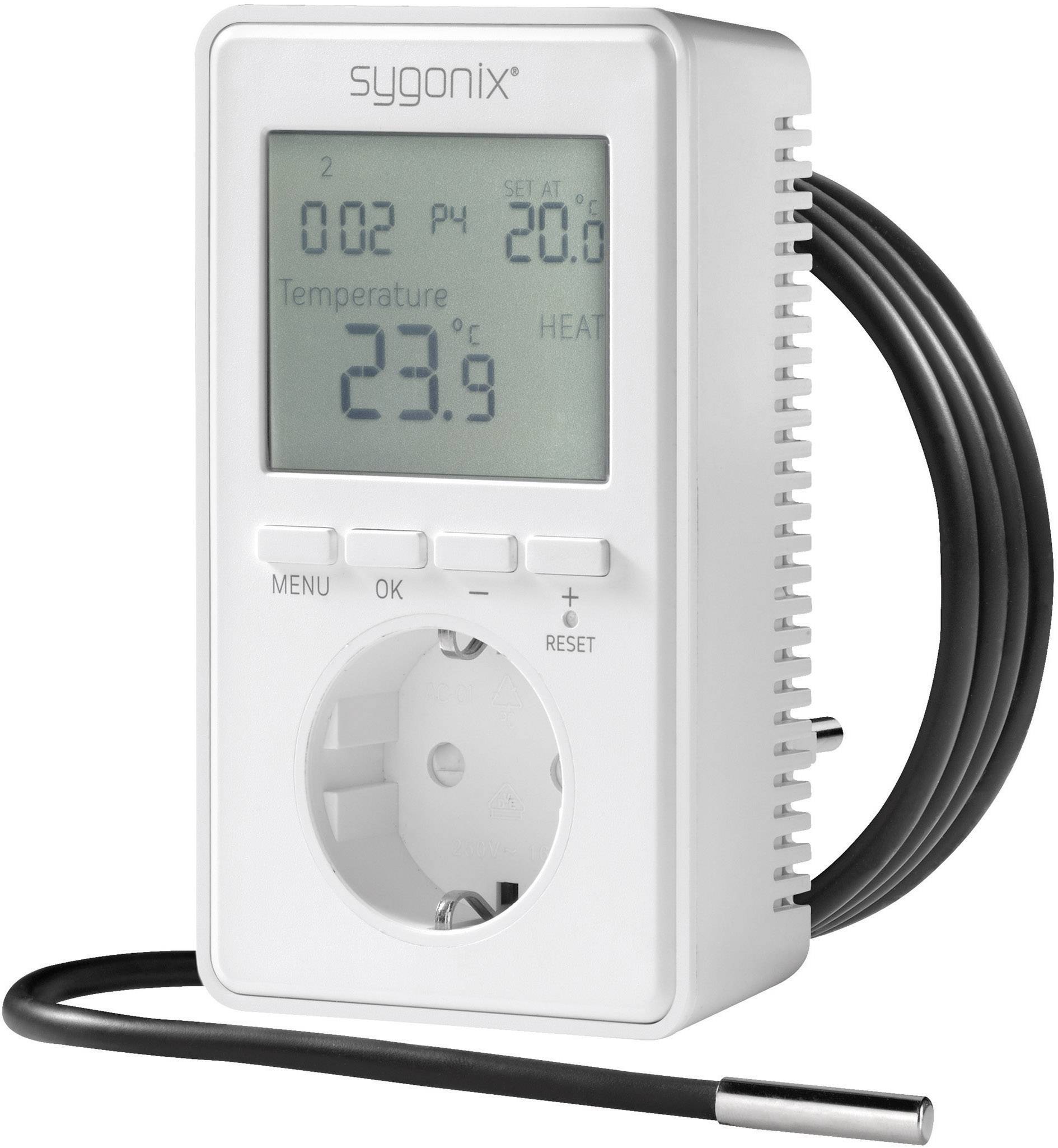 Sygonix tx.3 Raumthermostat Zwischenstecker Tagesprogramm -20 bis 70 °C