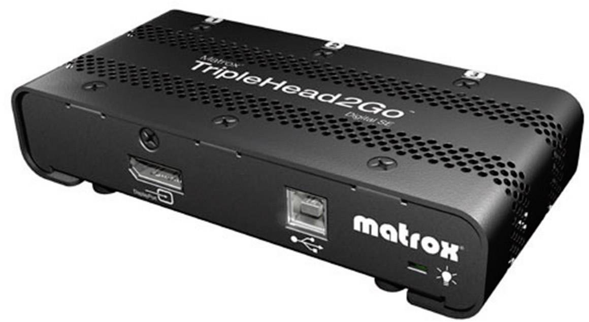 Carte graphique externe Matrox TripleHead2GO Nombre d'écrans supportés: 3