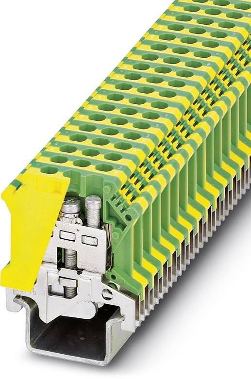 Bloc de jonction pour conducteur de protection Contenu: 50 pc(s) Phoenix Contact USLKG 10-1 0442024