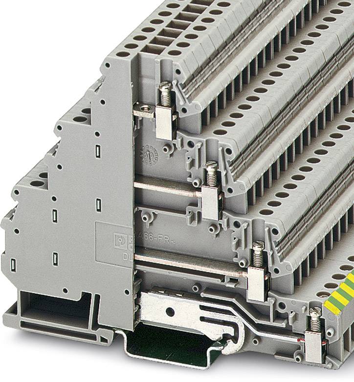 Bloc de jonction pour conducteur de protection d'installation Contenu: 50 pc(s) Phoenix Contact DLK 4-PE 3011999