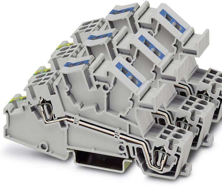 Bloc de jonction à étages pour installations Contenu: 15 pc(s) Phoenix Contact STI 2,5-1PE/3L/1N 3038066
