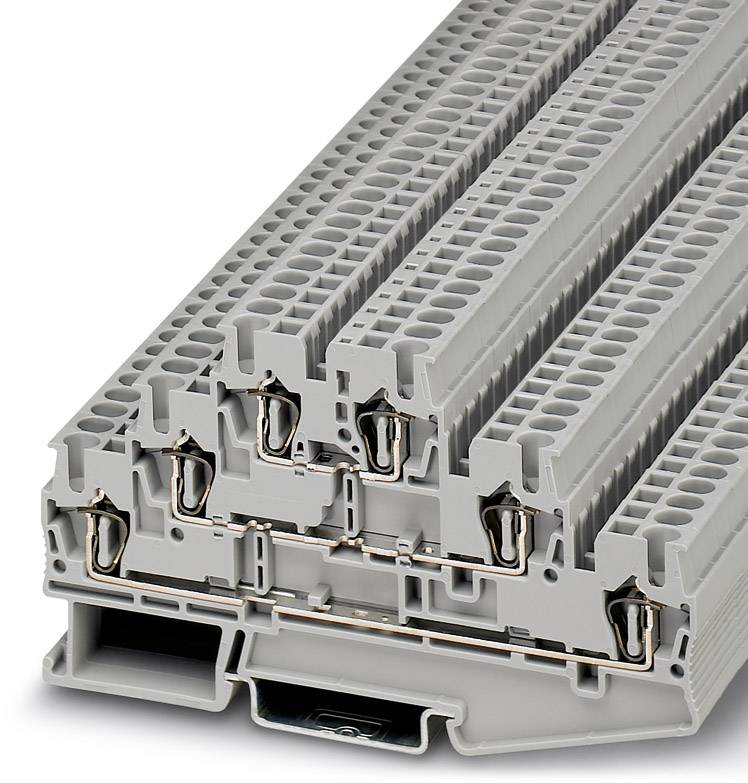 Bloc de jonction simple Contenu: 50 pc(s) Phoenix Contact ST 2,5-3L BU 3038710