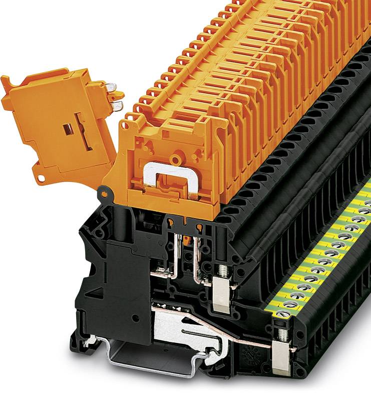 Bloc de jonction pour conducteur de protection Contenu: 50 pc(s) Phoenix Contact UT 4-PE/HEDI 3074004