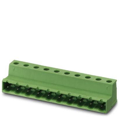 Bloc de connexion vert avec plusieurs emplacements, adapté pour le câblage électronique et les connexions de composants.