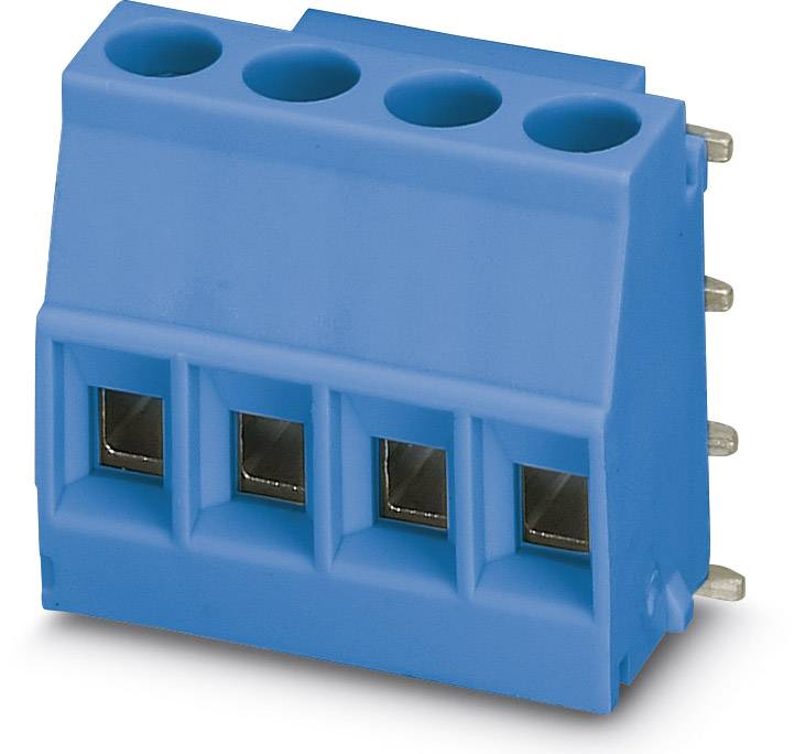 Bornier à vis Phoenix Contact MKDSO 2,5/ 4-R BU 2908045 2.50 mm² Nombre de pôles 4 bleu 50 pc(s)