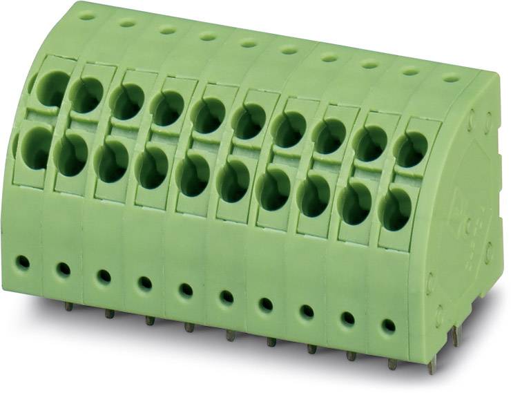 Bornier à ressort Phoenix Contact PTDA 1,5/ 2-3,5 1724912 1.50 mm² Nombre de pôles 2 vert 50 pc(s)