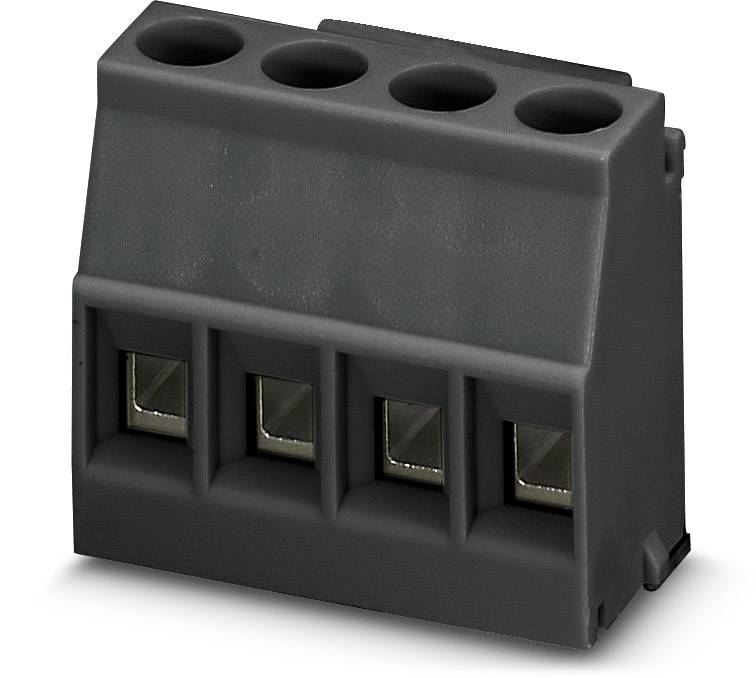 Bornier à vis Phoenix Contact MKDSO 2,5/ 4-L BK VPE200 2908430 2.50 mm² Nombre de pôles 4 noir 200 pc(s)
