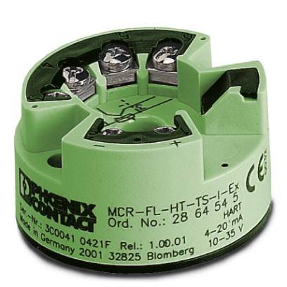 Convertisseur pour tête de capteur Contenu: 1 pc(s) Phoenix Contact MCR-FL-HT-TS-I-EX 2864545