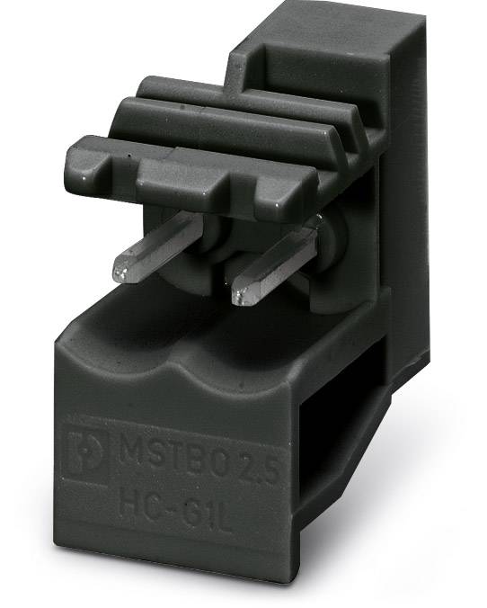 Phoenix Contact Boîtier mâle (platine) série MSTBO Nbr total de pôles 2 Pas: 5 mm 2908951 50 pc(s)