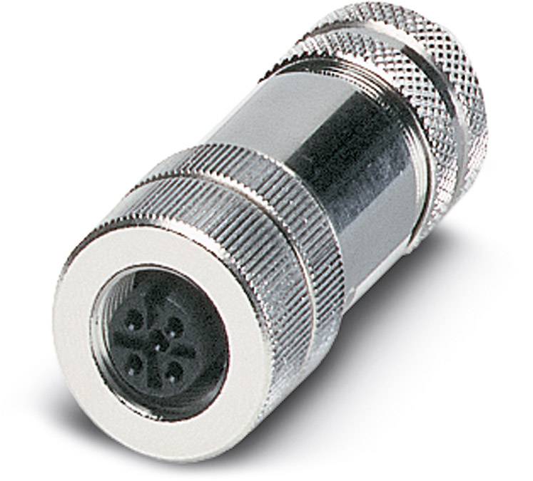 Connecteur de données pour capteurs/actionneurs Phoenix Contact SACC-M12FS-5PL SH DN 1424672 M12 femelle, droit Nombre de pôles