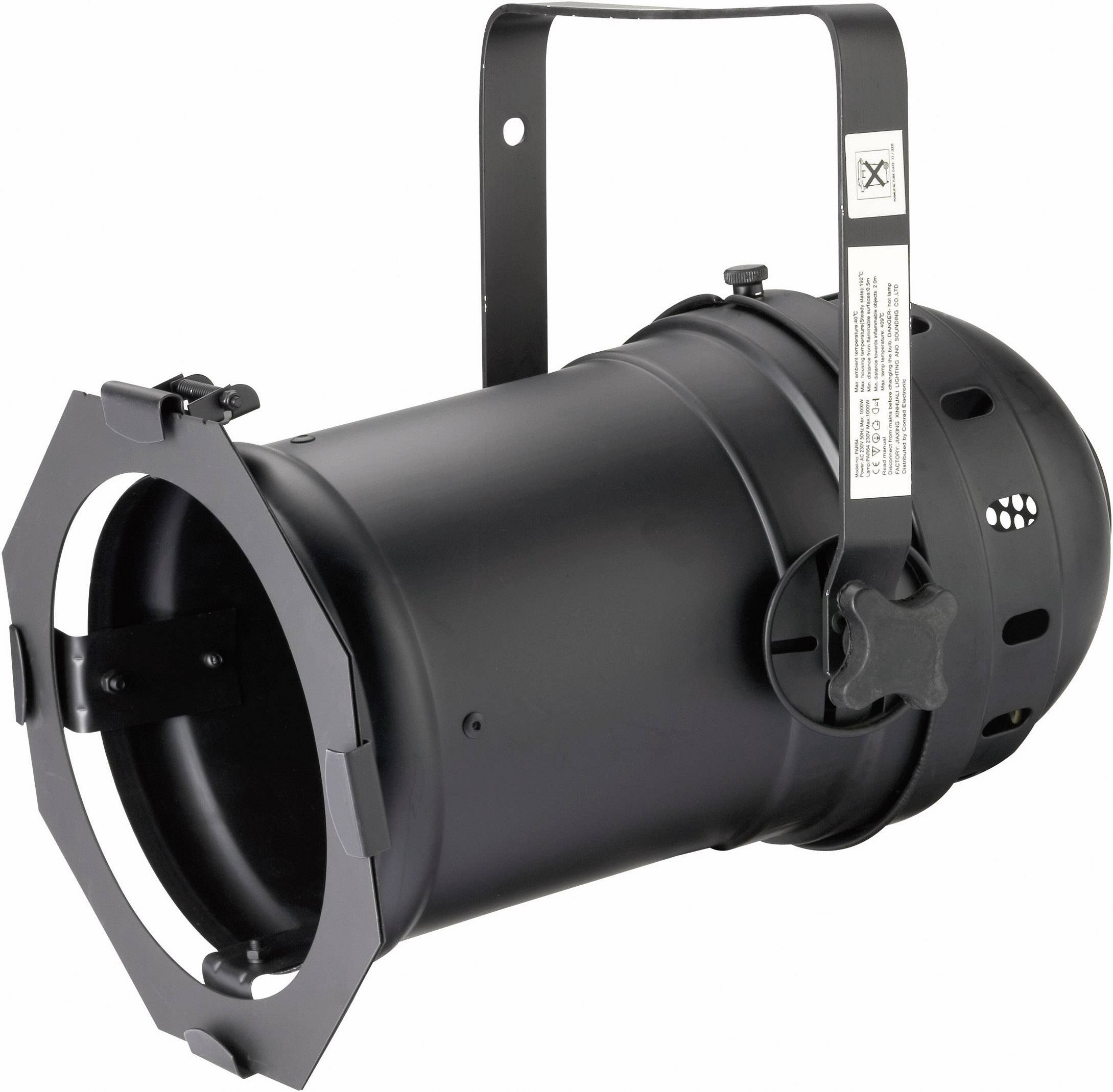 Eurolite PAR-64 Gehäuse Lang Projecteur PAR halogène noir