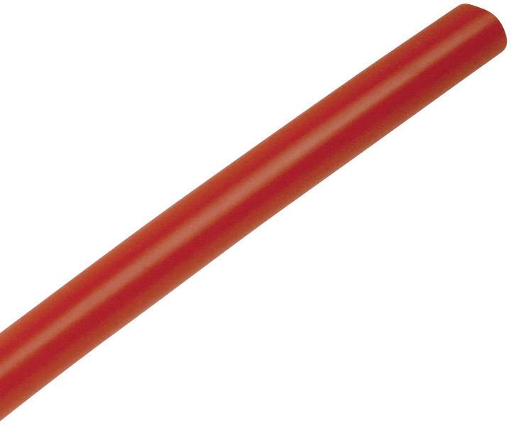 Une longue barre rouge sur un fond blanc.