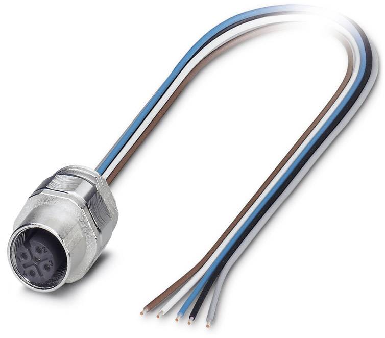 Connecteur femelle encastrable pour capteurs/actionneurs Contenu: 1 pc(s) Phoenix Contact SACC-EC-M12FS-5CON-PG9/0,5 1671108