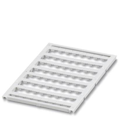 Plaque en plastique blanc avec une structure quadrillée, pouvant servir d'élément de gestion de câbles ou de couvercle.