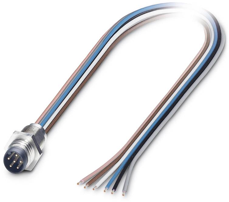 Connecteur mâle encastrable pour capteurs/actionneurs Phoenix Contact SACC-E-M 8MS-6CON-M 8/0,5 1542664 1 pc(s)