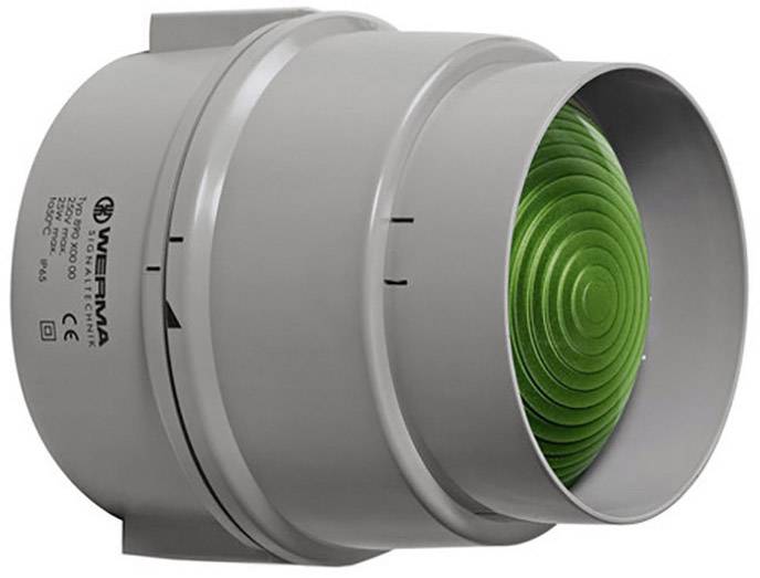 Avertisseur optique Werma Signaltechnik 890.200.00 12 - 240 VAC/VDC lumière permanente IP65 1 pc(s)