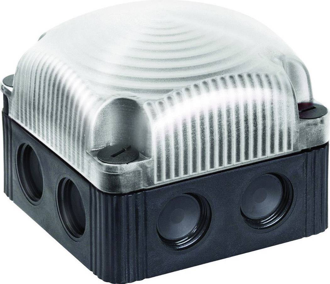 Un capteur compact, carré, doté d'un couvercle arrondi et strié, équipé de plusieurs lentilles sur ses côtés, utilisé pour la détection de mouvement.