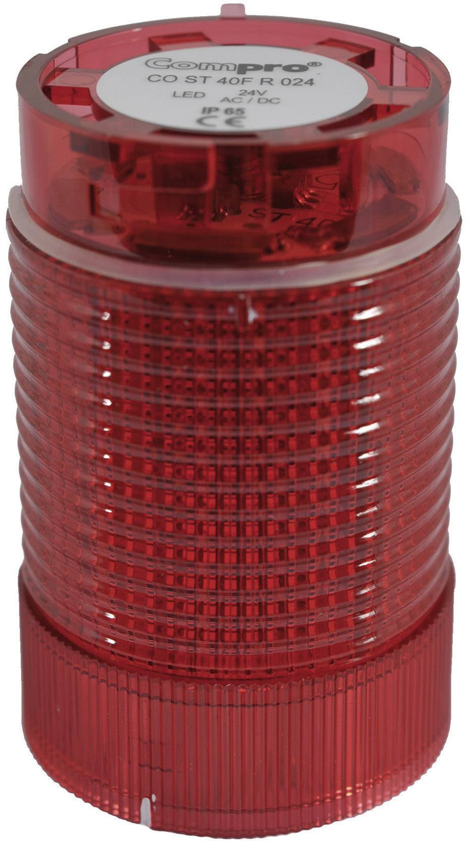 Elément de colonne de signalisation ComPro CO ST 40 RL 024 24 V AC/DC lumière permanente, feu clignotant N/A IP65 1 pc(s)