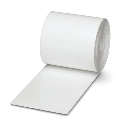 Un rouleau de papier toilette blanc, partiellement déroulé, repose sur une surface blanche.