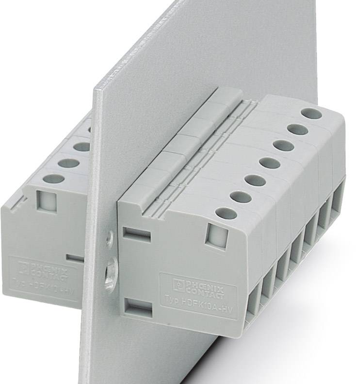 Bloc de jonction de traversée Phoenix Contact HDFK 10-HV 0709864 gris 50 pc(s)