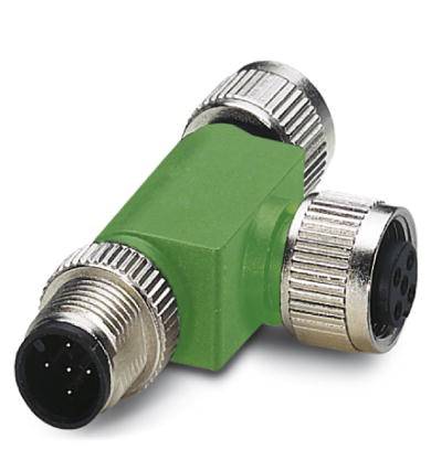 Répartiteur en T Phoenix Contact SAC-5P-M12T/2XM12 VP 1541186 Contenu: 1 pc(s)
