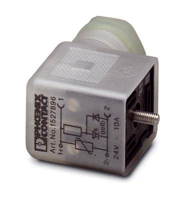 Connecteur pour électrovannes Contenu: 1 pc(s) Phoenix Contact SACC-V-3CON-PG9/BI-1L-SV 24V 1527896