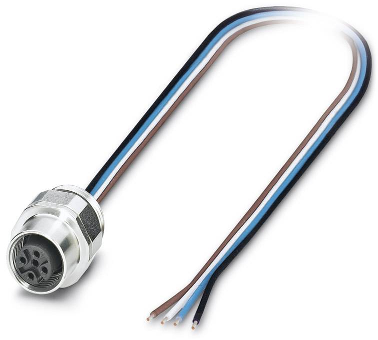 Connecteur femelle encastrable pour capteurs/actionneurs Contenu: 1 pc(s) Phoenix Contact SACC-EC-M12FS-4CON-PG 9/0,5 VA 1554649