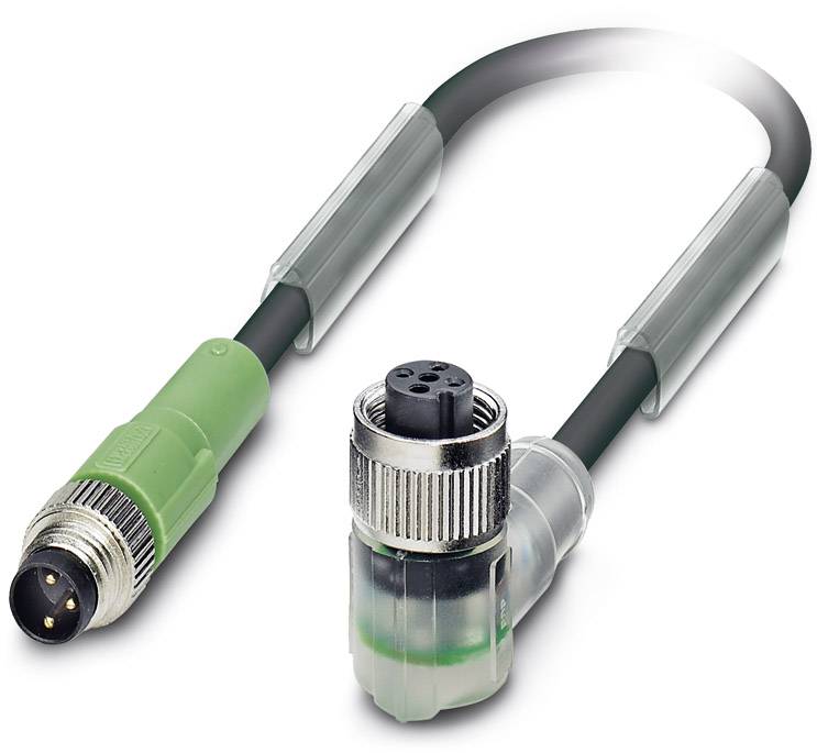 Câble pour capteurs/actionneurs Phoenix Contact SAC-3P-M 8MS/ 3,0-PUR/M12FR-2L 1693403 Contenu: 1 pc(s)
