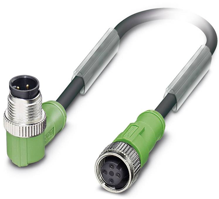Câble pour capteurs/actionneurs Phoenix Contact SAC-4P-M12MR/1,5-PUR/M12FS 1668616 Contenu: 1 pc(s)