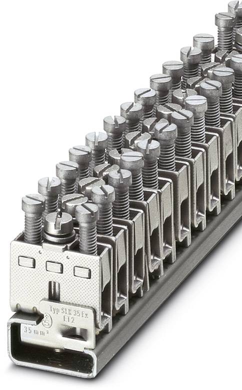 Bloc de jonction pour conducteur de protection Phoenix Contact SLK 35-EX 0524997 argent 10 pc(s)