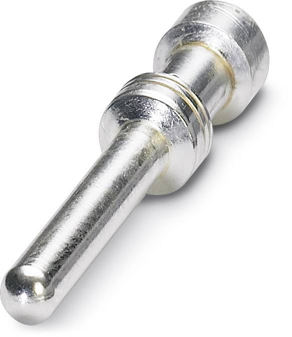Une goupille d'argent à tige cylindrique et tête arrondie, fréquemment utilisée comme élément de connexion mécanique.