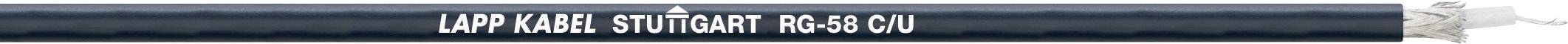 Câble coaxial RG58 C/U LAPP 2170000/1 50 Ω noir Marchandise vendue au mètre
