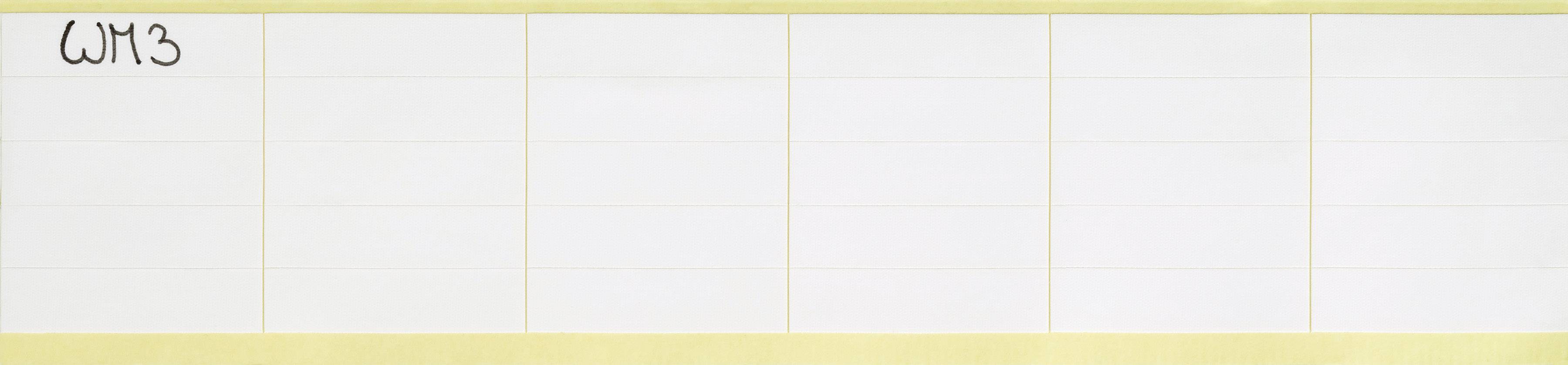 Tableau de planification hebdomadaire vierge avec 'W13' dans le coin supérieur gauche, encadré en jaune. Idéal pour noter les rendez-vous ou les tâches de la semaine.