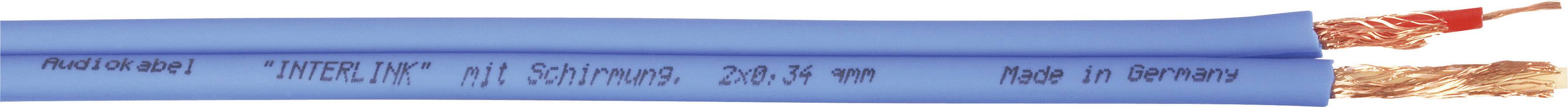 AIV 23401S Câble audio 2 x 0.34 mm² noir Marchandise vendue au mètre