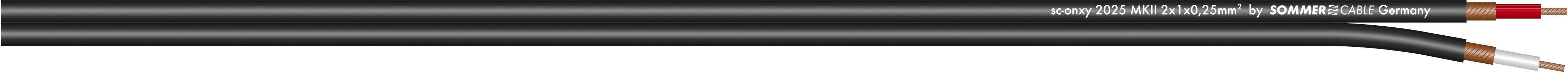 Sommer Cable 320-0102 Câble pour instruments 1 x 2 x 0.25 mm² bleu Marchandise vendue au mètre