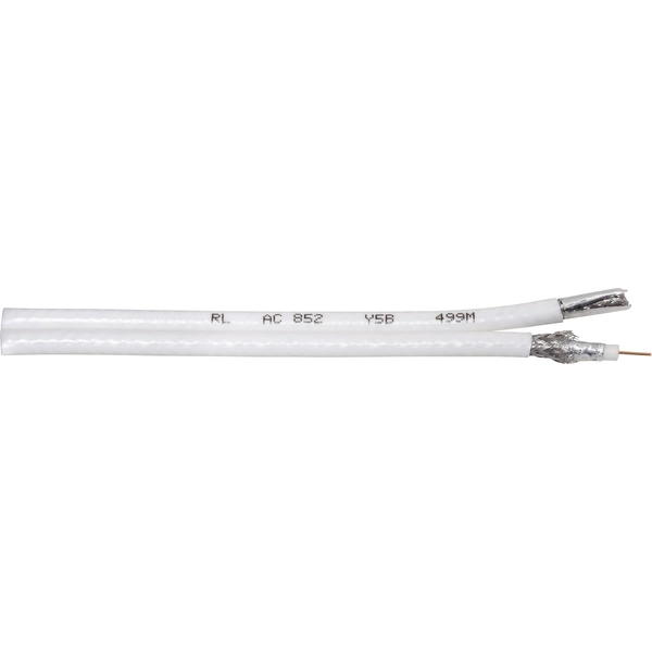 Câble coaxial Interkabel AC 852-1 75 Ω 105 dB blanc Marchandise vendue au mètre Câble coaxial Interkabel AC 852-1 75 Ω 105 dB blanc Marchandise vendue au mètre