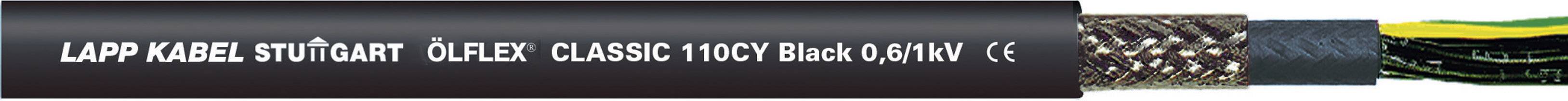 LAPP ÖLFLEX® CLASSIC 110 CY BLACK Câble de commande 4 x 0.75 mm² noir 1121236/500 500 m
