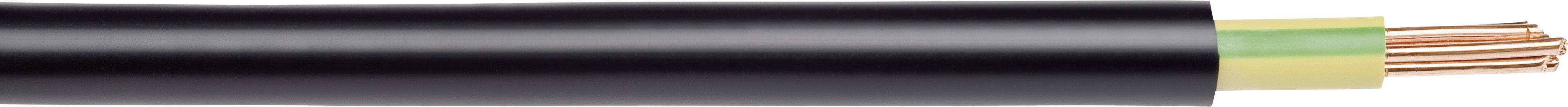 Câble de mise à la terre Helukabel 32005 SW NYY-J-RM 1 x 25 mm² noir Marchandise vendue au mètre