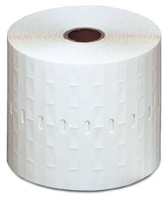 Un grand rouleau de papier toilette blanc avec un motif en relief.