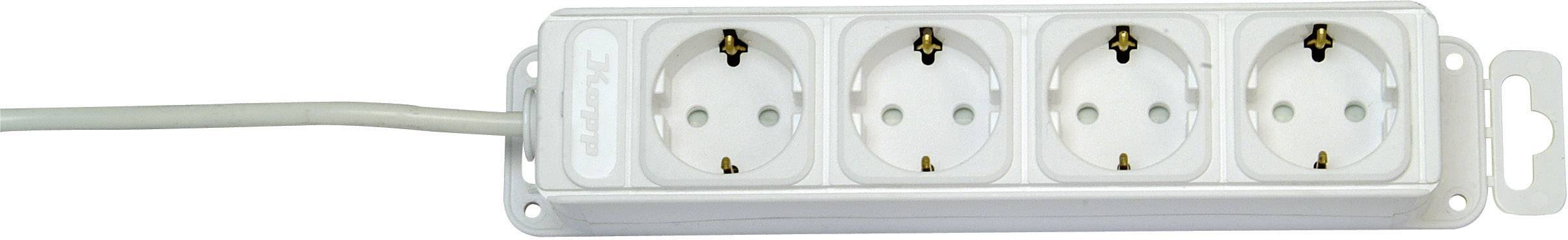 Multiprise x4 Kopp Unoversal 127102016 blanc