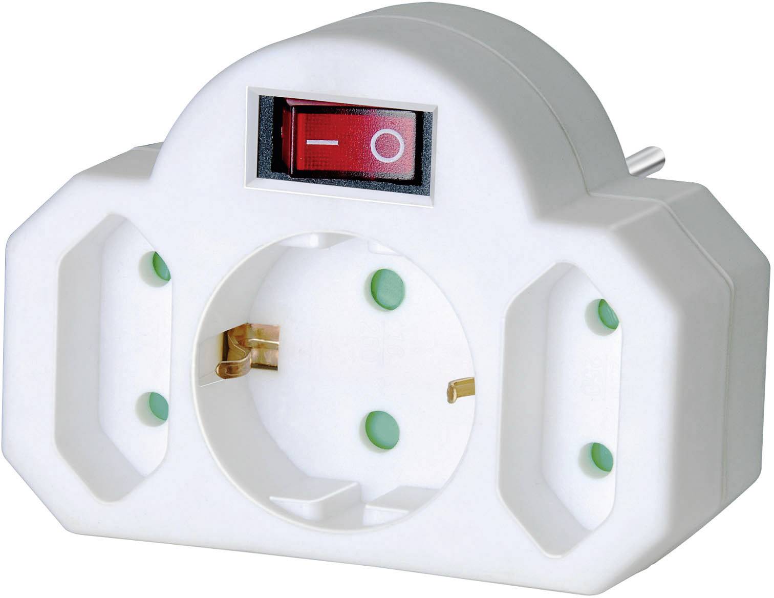 Brennenstuhl 1508100 x3 Bloc multiprise blanc