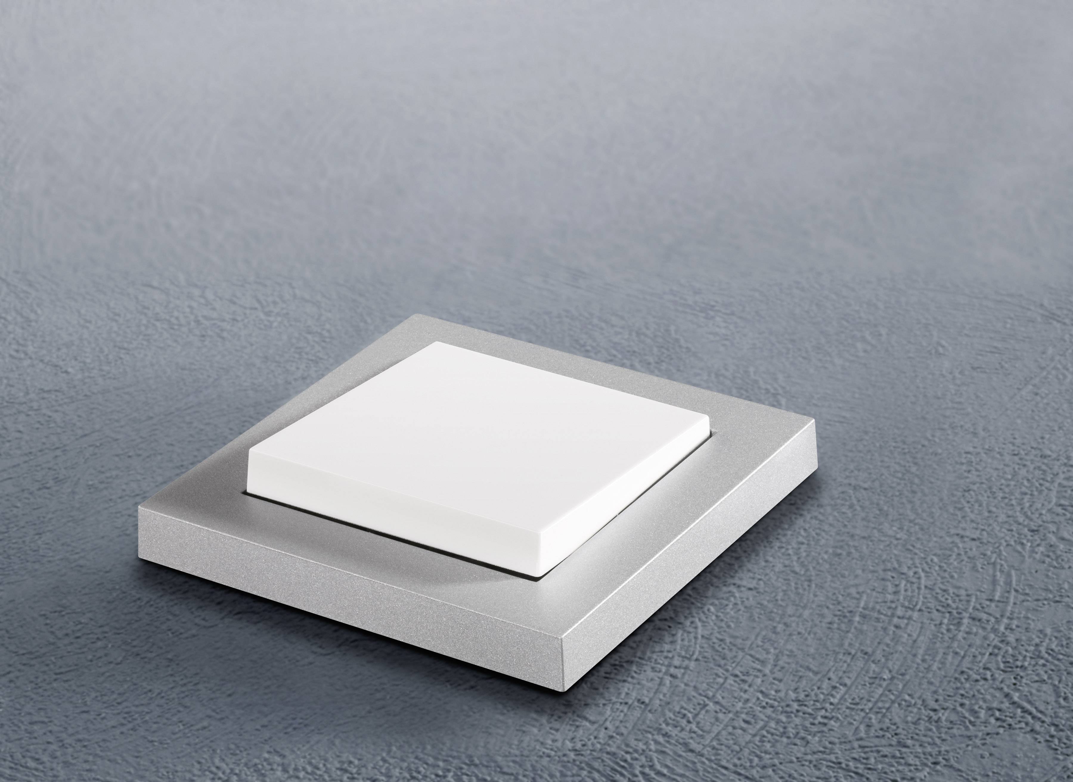 GIRA simple Cadre E2, Standard 55, System 55 aluminium 0211 25 1 pc(s)