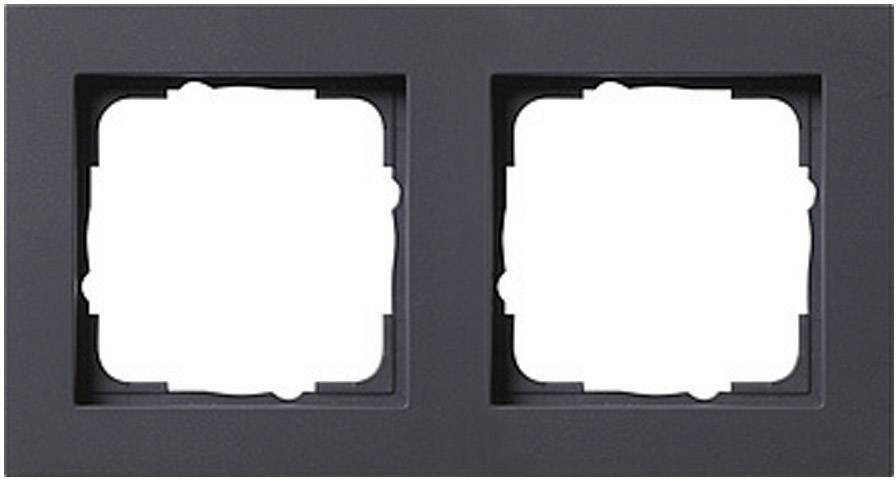 GIRA x2 Cadre E2, Standard 55 anthracite 0212 23 1 pc(s)