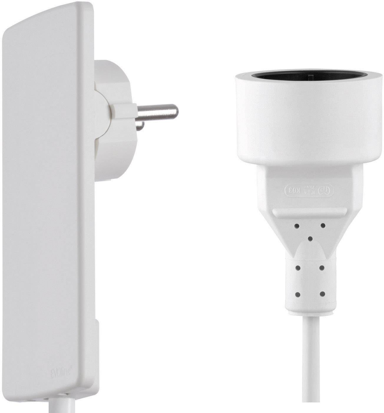 Rallonge EVOline 151000155300 16 A 1.50 m blanc