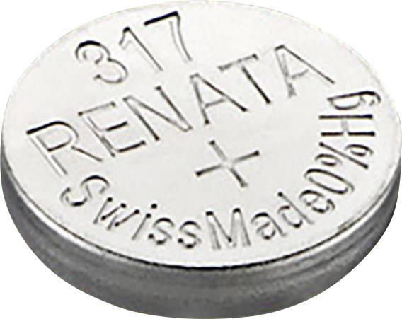 Renata Pile bouton 317 1.55 V 10.5 mAh oxyde d'argent
