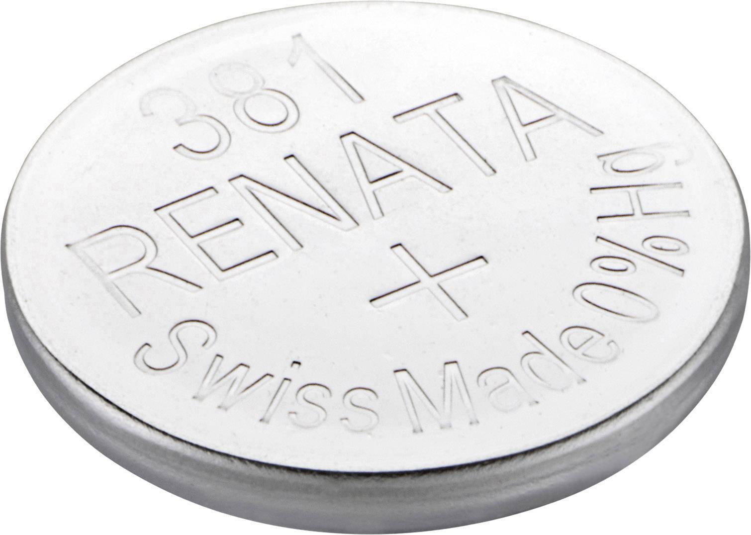 Renata Pile bouton 381 1.55 V 50 mAh oxyde d'argent