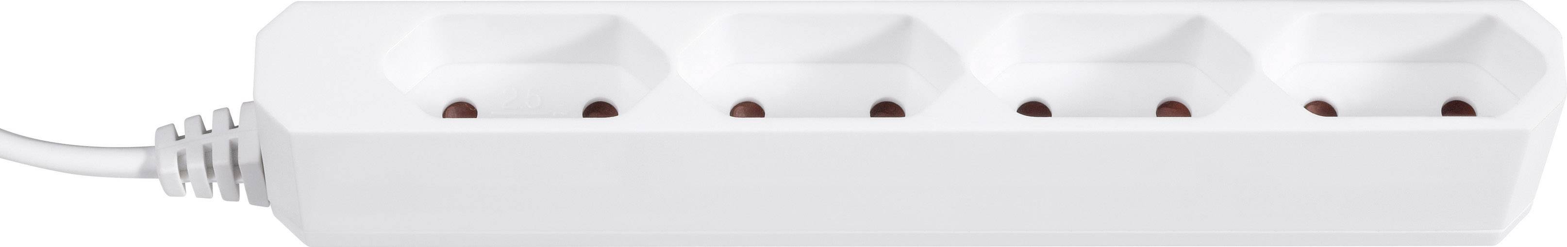 Multiprise x4 GAO Euro Slim 0254 blanc