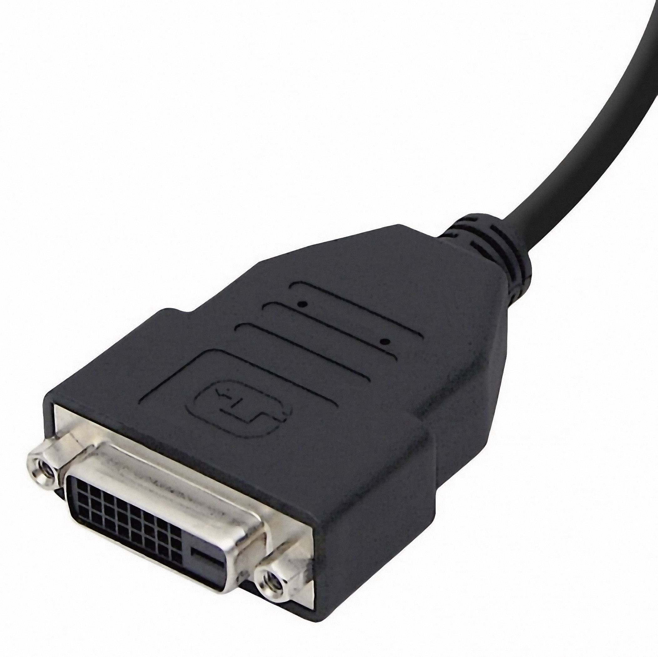 Adaptateur DisplayPort, DVI club3D CAC-1000 [1x DisplayPort mâle - 1x DVI femelle 24+1 pôles] 0.11 m noir