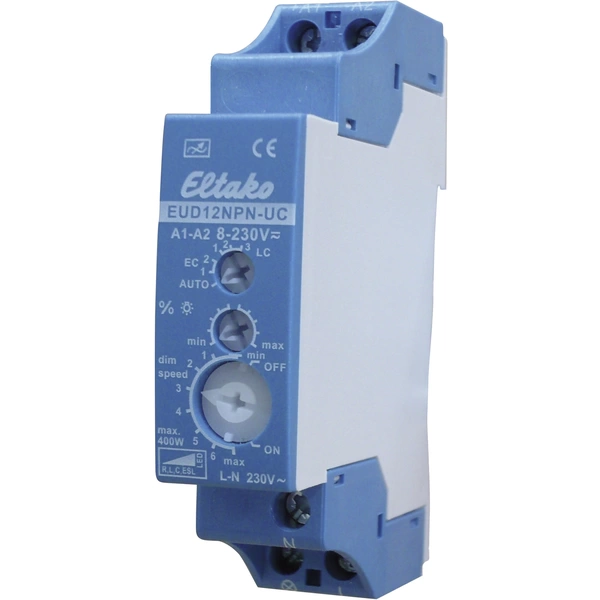 Eltako 21100806 Variateur pour rail DIN Adapté pour ampoule: Ampoule électrique, Lampe à économie d'énergie, Lampe halogène Eltako 21100806 Variateur pour rail DIN Adapté pour ampoule: Ampoule électrique, Lampe à économie d'énergie, Lampe halogène