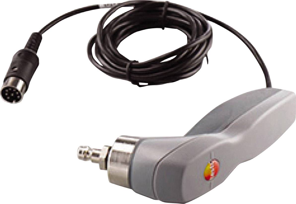Un appareil électrique gris portatif avec câble de connexion et fiche, adapté à différentes applications mécaniques.